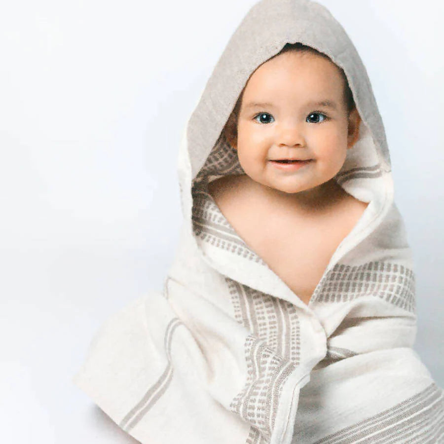 Aden Organic Cotton Hooded Baby Towel