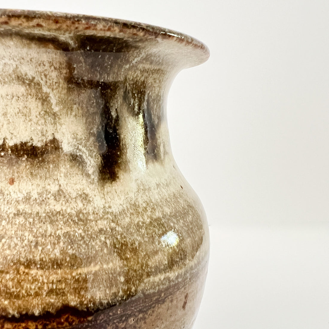 Earth Tone Glazed Vase